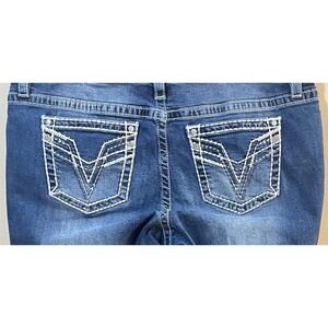 Vigoss Women's Straight Leg Jeans Size 20 W40 L33 Dark Wash EUC